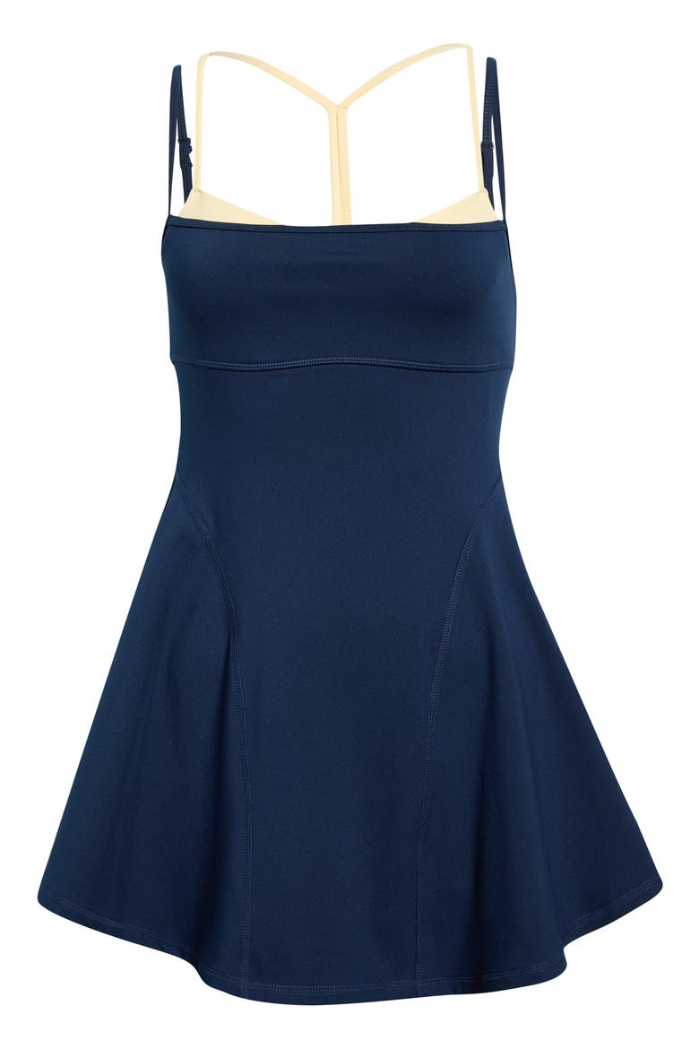 free people tennis dress Free People Movement Baseline Tennis Dress Baseline Blue Combo / XS