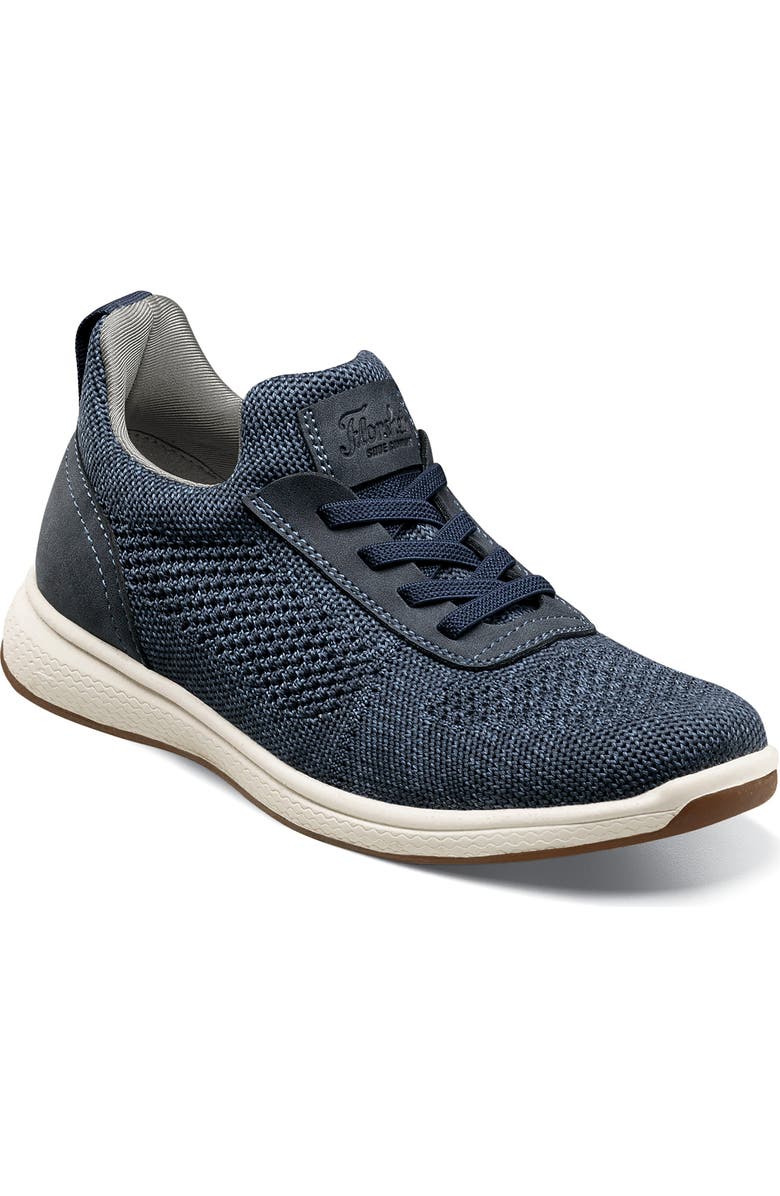 Florsheim Kids' Satellite Knit Slip-On Sneaker, Main, color, Navy