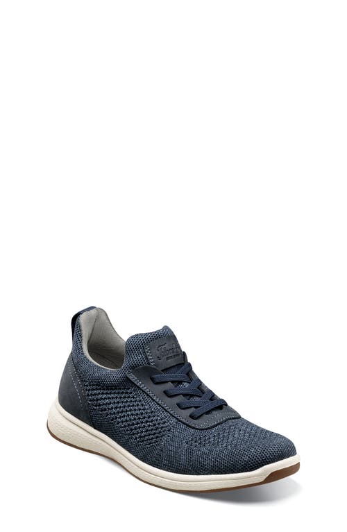 Florsheim Boys' Satellite Jr. Knit Elastic Lace Slip On Sneakers - Toddler, Little Kid, Big Kid In Blue