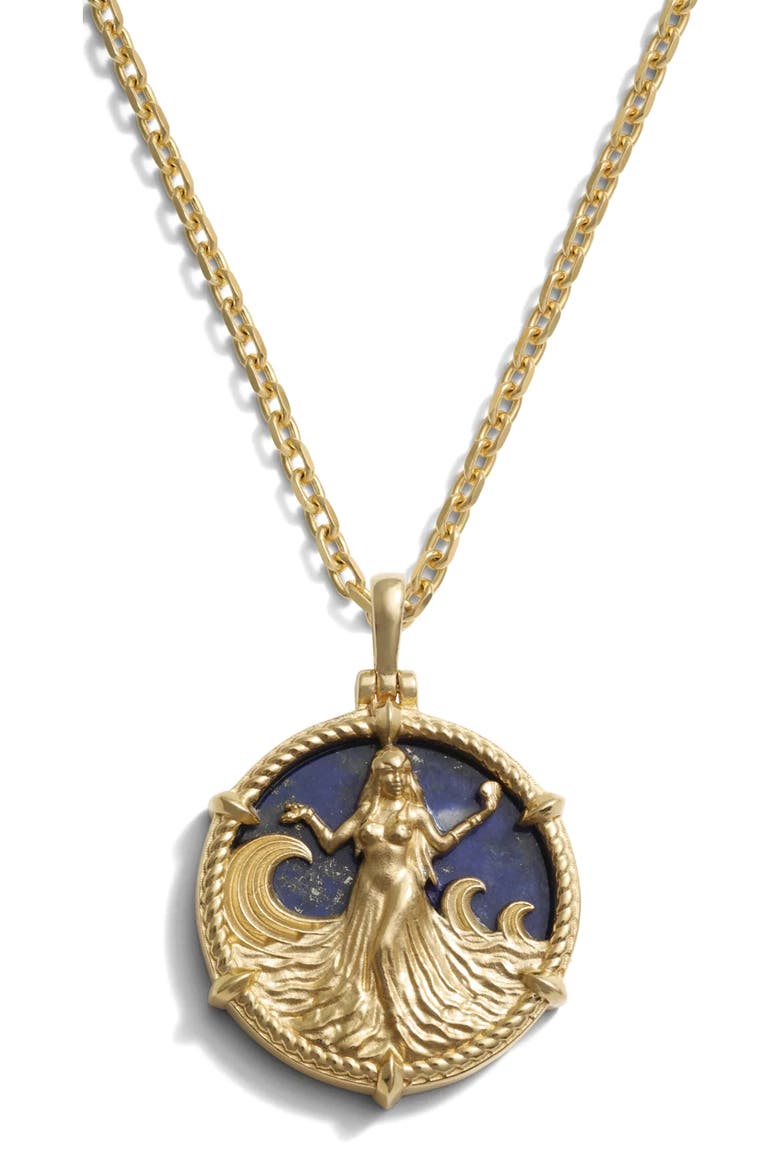 Yemaya Pendant Necklace, Main, color, 14K GOLD VERMEIL