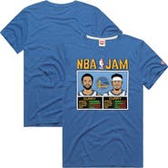 Homage Men's Homage Stephen Curry & Seth Curry Royal Golden State Warriors NBA Jam Tri-Blend T-Shirt