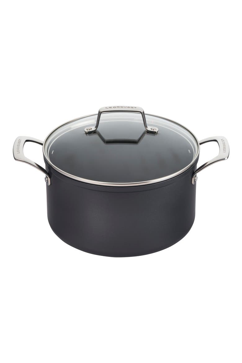 Nonstick Ceramic Stockpot, Main, color, BLACK CERAMIC