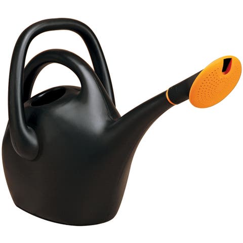 Watering Can Easy Pour 2.6 Gallon (333 Fl Oz) Black