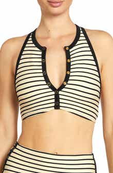 Parker Stripe Bikini Top