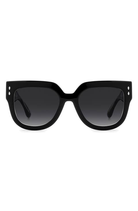 53mm Square Sunglasses