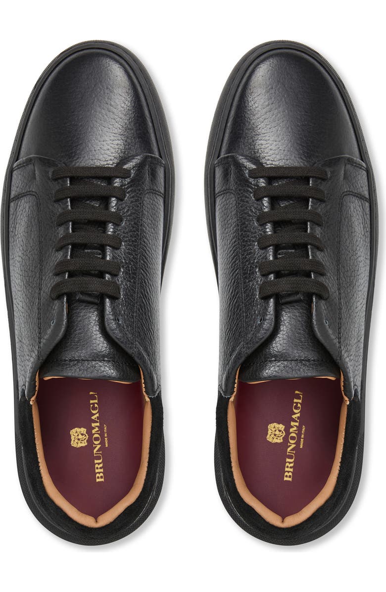 Bruno Magli Salvatore Sneaker, Alternate, color, Black Tumbled/ Black
