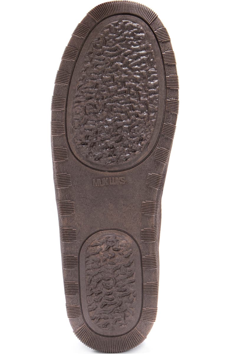 MUK LUKS Eric Printed Faux Fur Lined Loafer Slipper, Alternate, color,