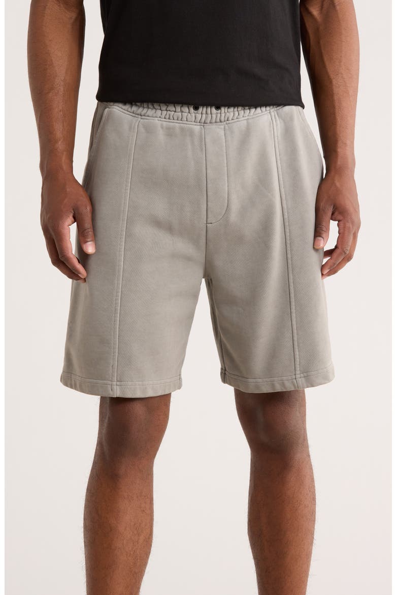 Nuralpo Cotton Shorts, Main, color, BLACK