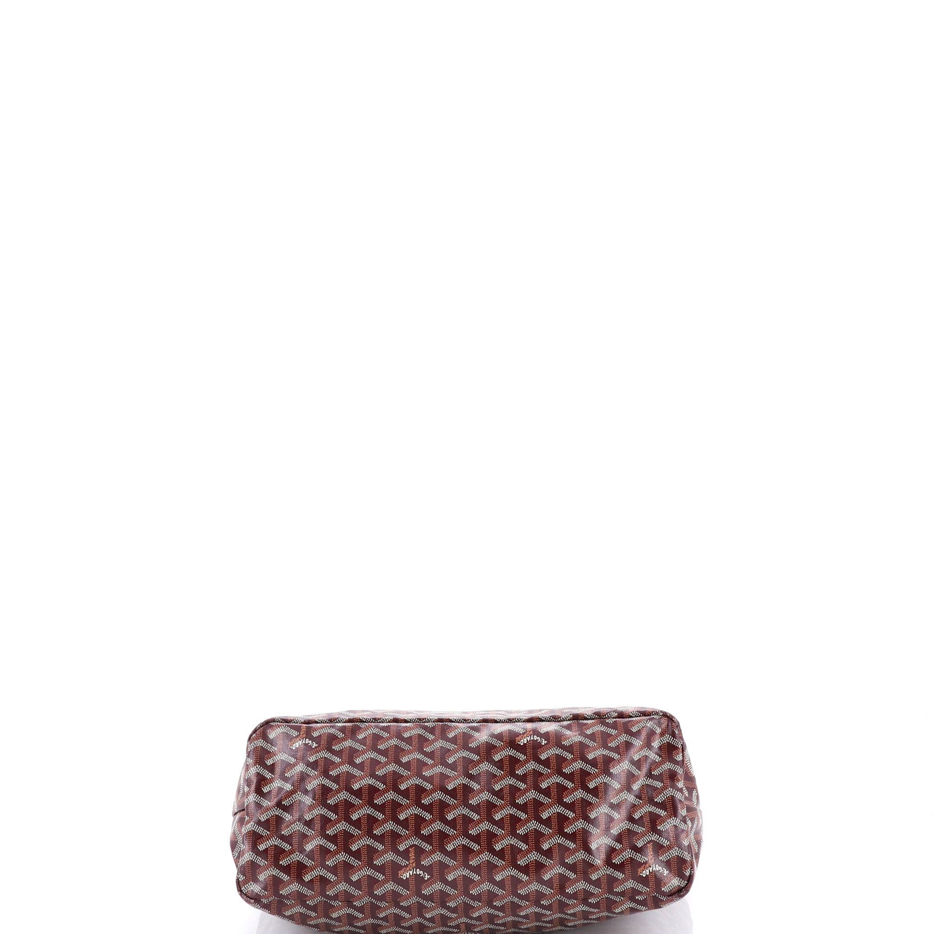 Pre-Owned Goyard Boheme Hobo Coated Canvas, Alternate, color, Red