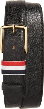 Thom Browne RWB Loop Leather Belt
