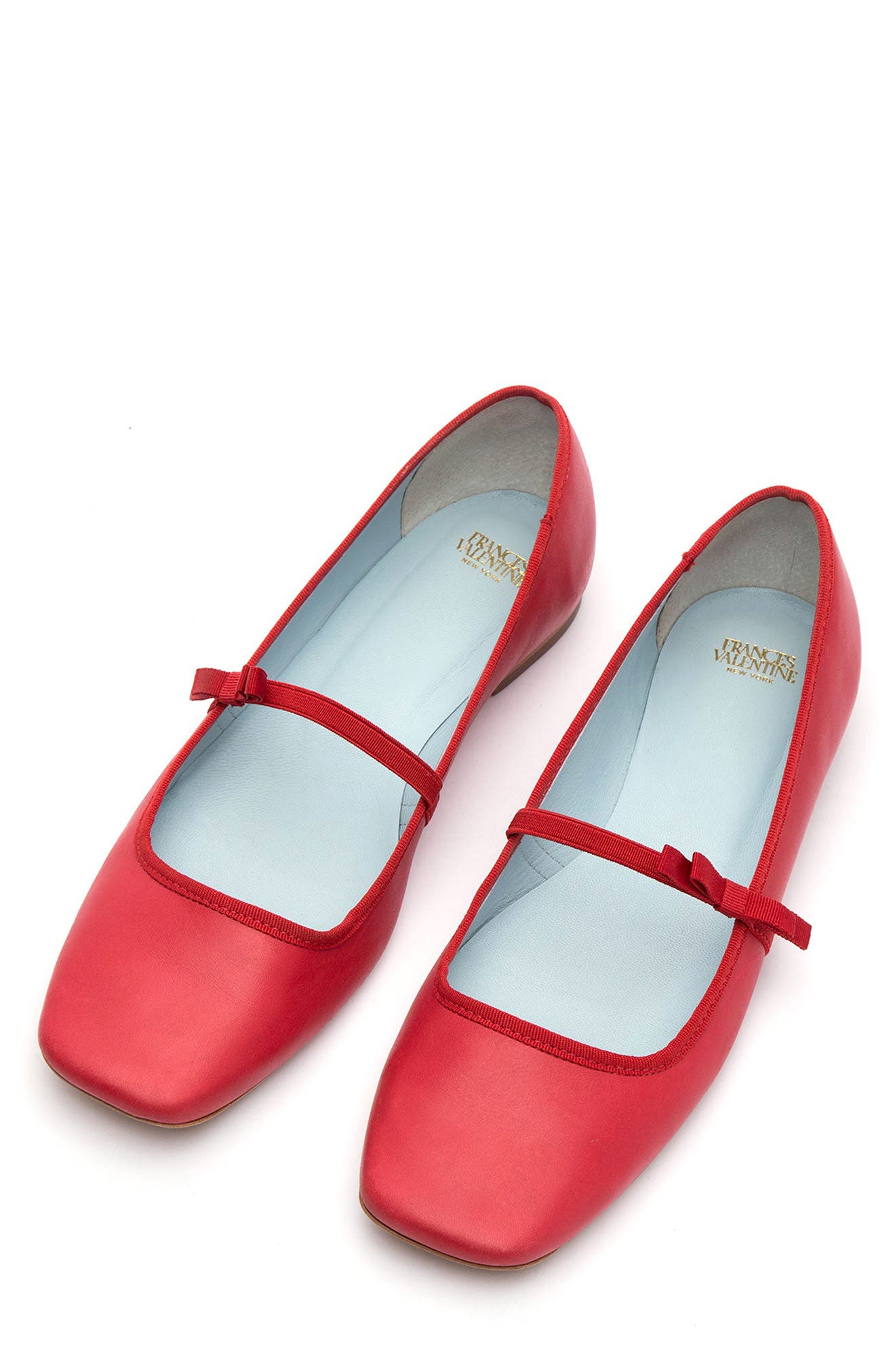 Square-toe Mary Jane, Alternate, color, RED