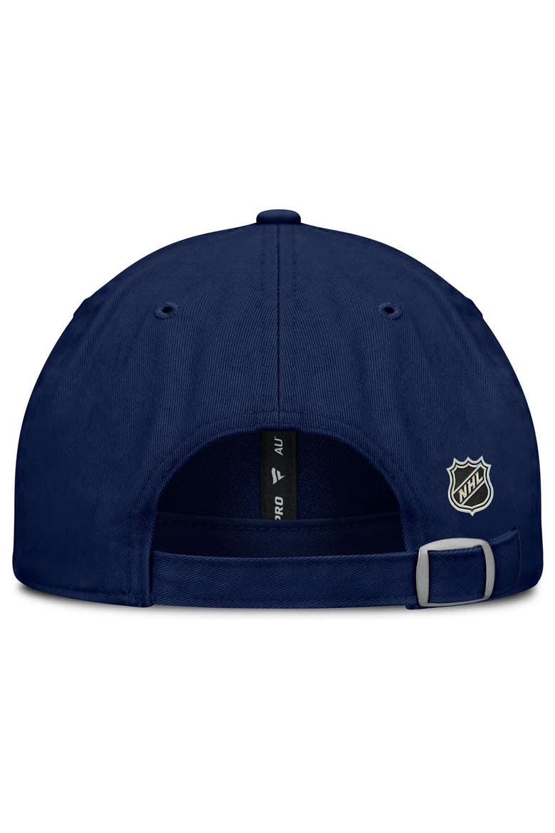 Women's Fanatics Navy New York Rangers Authentic Pro Rink Adjustable Hat, Alternate, color, Navy