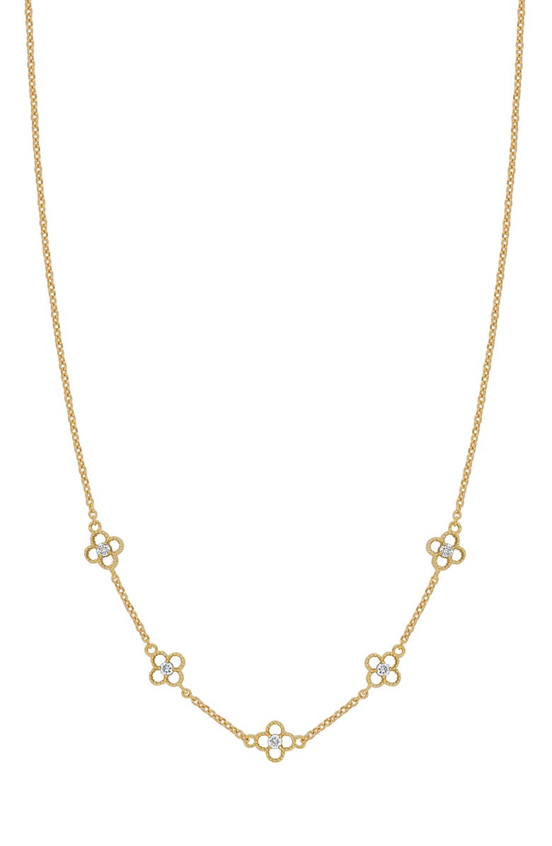 Bony Levy Mykonos Diamond Frontal Necklace, Main, color, 