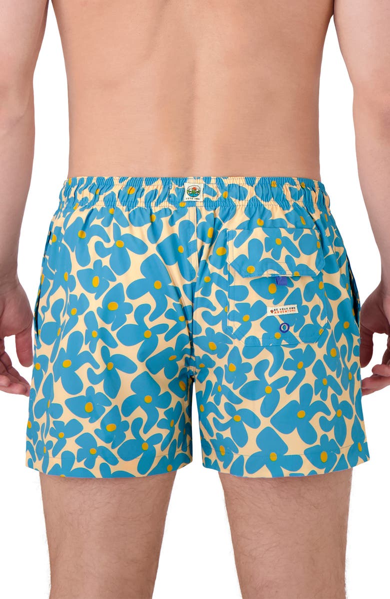 Sunset x Vine Floral Swim Trunks, Alternate, color,