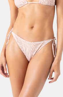 Roxy Wild Thing Side Tie Cheeky Bikini Bottoms