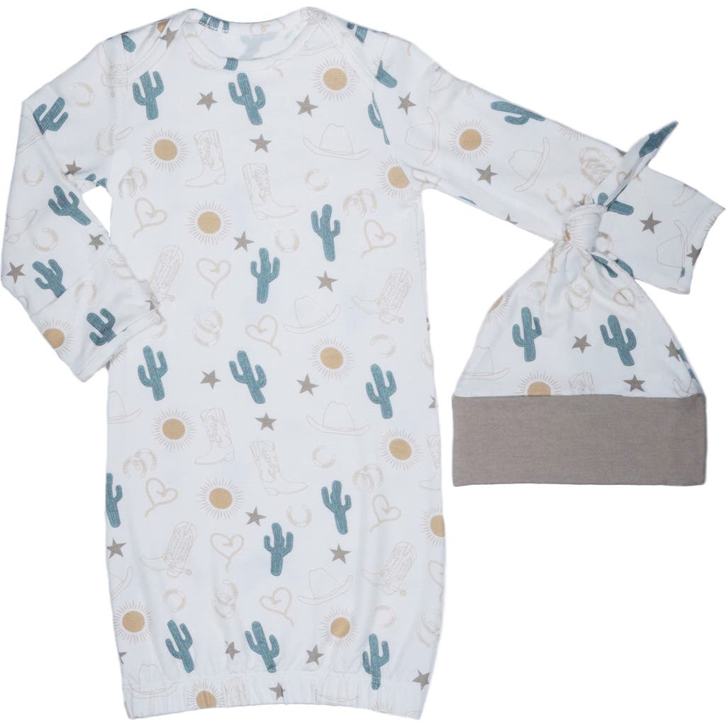 Baby Grey By Everly Grey Gown & Hat Set In Rodeo
