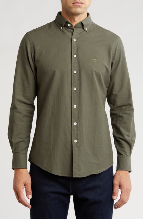 Dallington Solid Button-Down Shirt