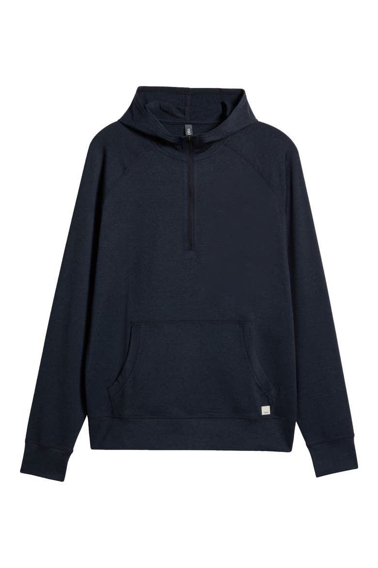 Ponto Performance Half Zip Hoodie, Alternate, color, MIDNIGHT HEATHER