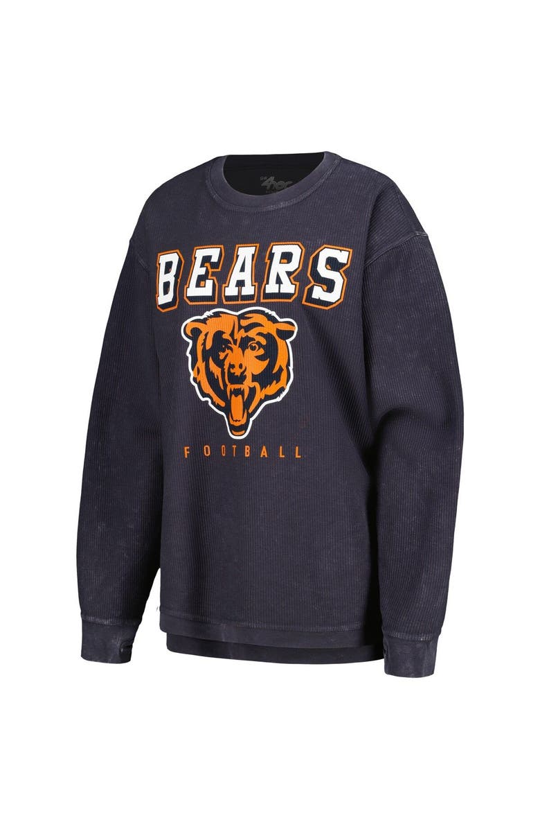G-III 4HER BY CARL BANKS Women's G-III 4Her by Carl Banks Navy Chicago Bears Comfy Cord Pullover Sweatshirt, Alternate, color,