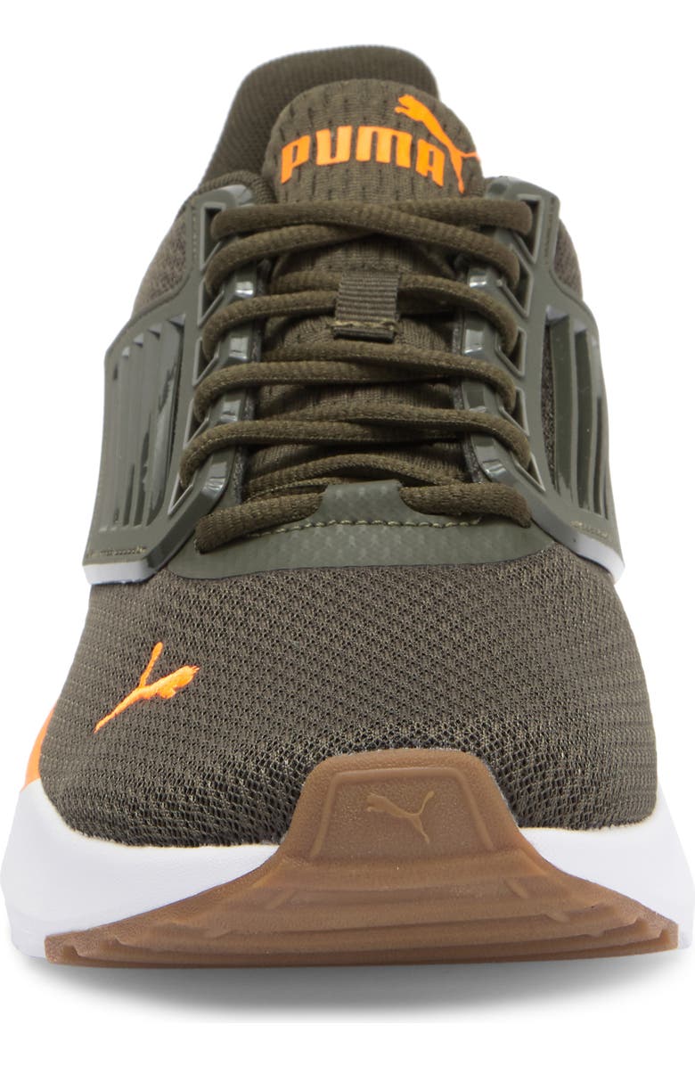 PUMA Tetra Sneaker, Alternate, color, Dark Olive-Rickie Orange