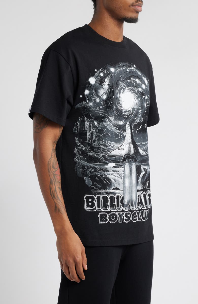 Billionaire Boys Club BB Grey Horizon Graphic T-Shirt, Alternate, color, 