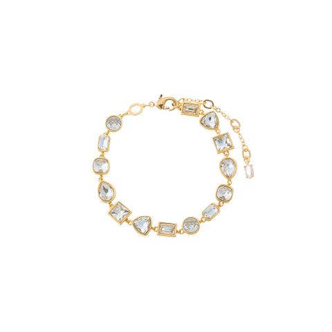 CZ Multi Shape Bezel Tennis Bracelet