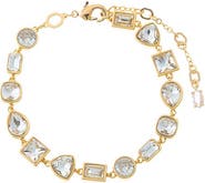 BY ADINA EDEN CZ Multi Shape Bezel Tennis Bracelet