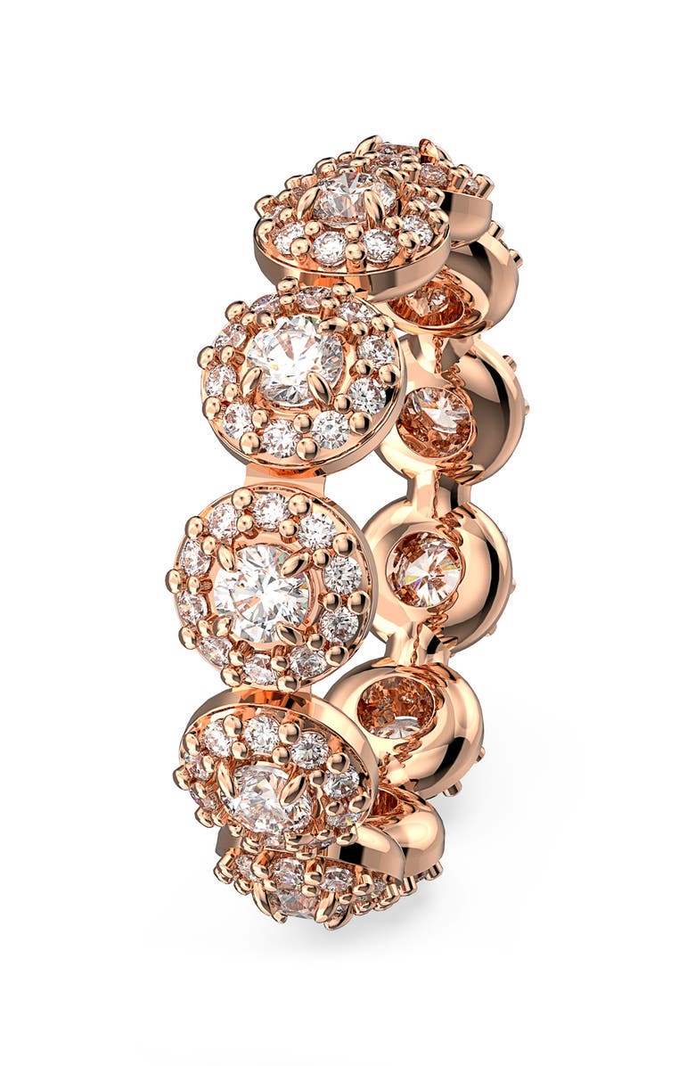 Swarovski Una Ring, Alternate, color, White/Rose Gold