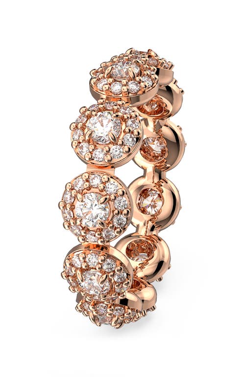 Swarovski Una Angelic Rose Gold-tone Plated Ring In Gold