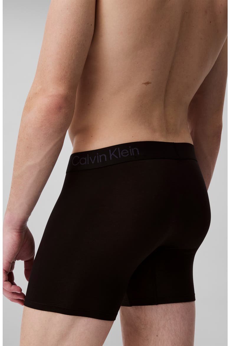 Ultra-Soft Stretch Modal 3-Pack Boxer Briefs, Alternate, color, BLACK/BLACK/BLACK