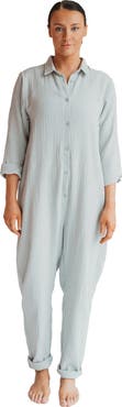 Turtledove London Organic Cotton Shana  Collared Jumpsuit