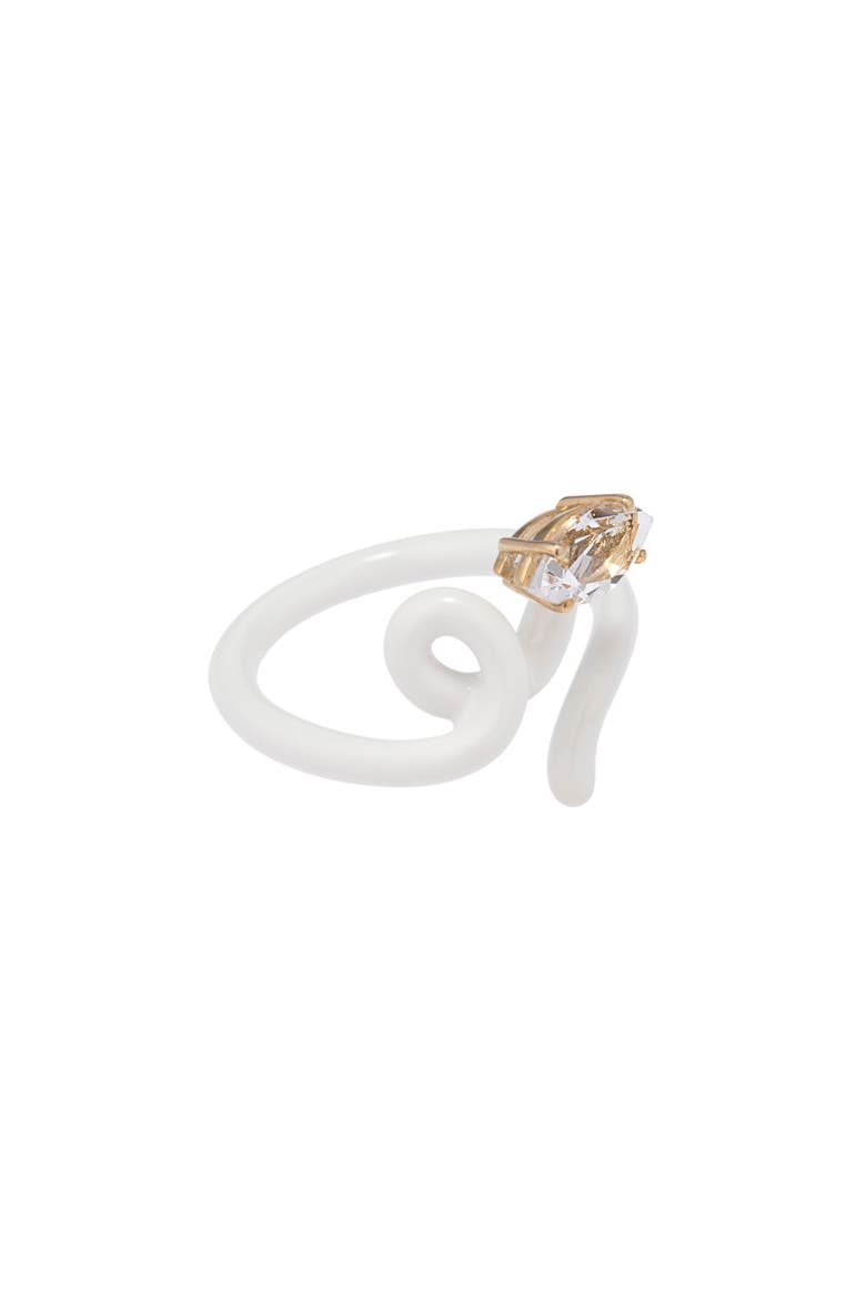 Baby Vine Tendril Ring, Alternate, color, WHITE