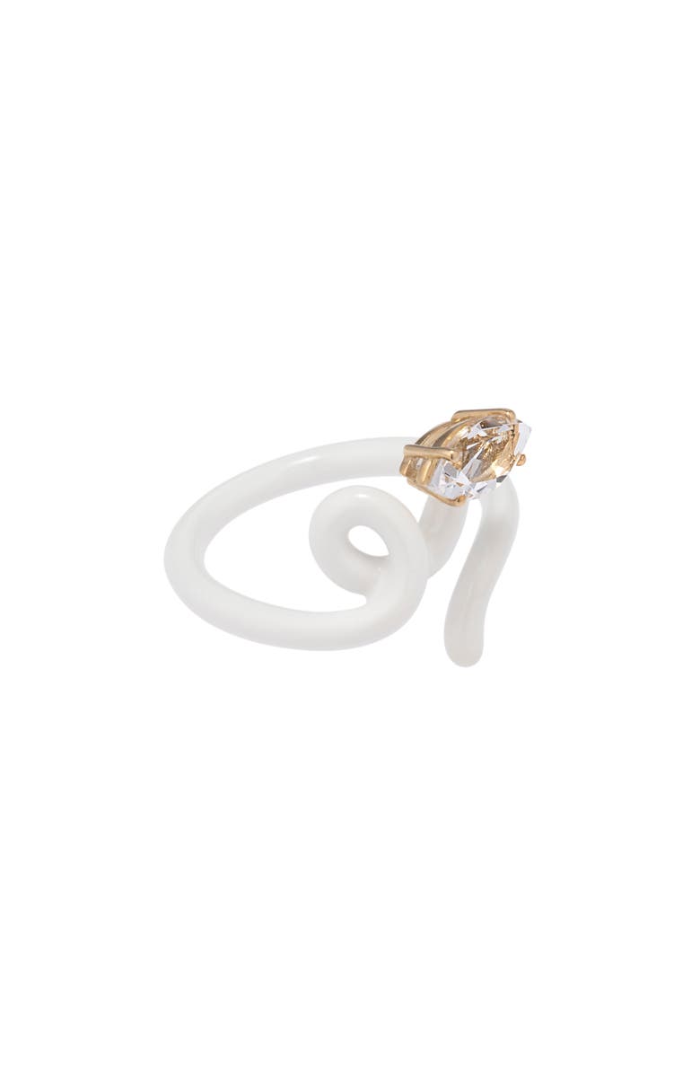 Bea Bongiasca Baby Vine Tendril Ring, Alternate, color, White