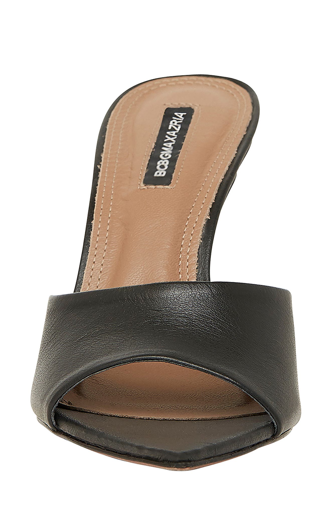 BCBGMAXAZRIA Dana Leather Slide Sandal, Alternate, color, 