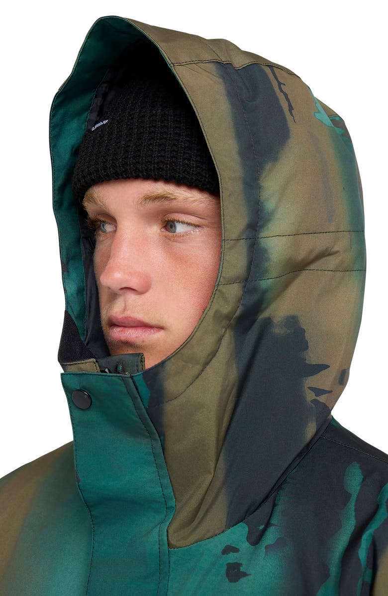 Quiksilver Mission Water Resistant WarmFlight<sup>®</sup> Insulated Jacket, Alternate, color, Dark Ivy