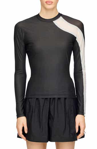 Mesh Long Sleeve Top