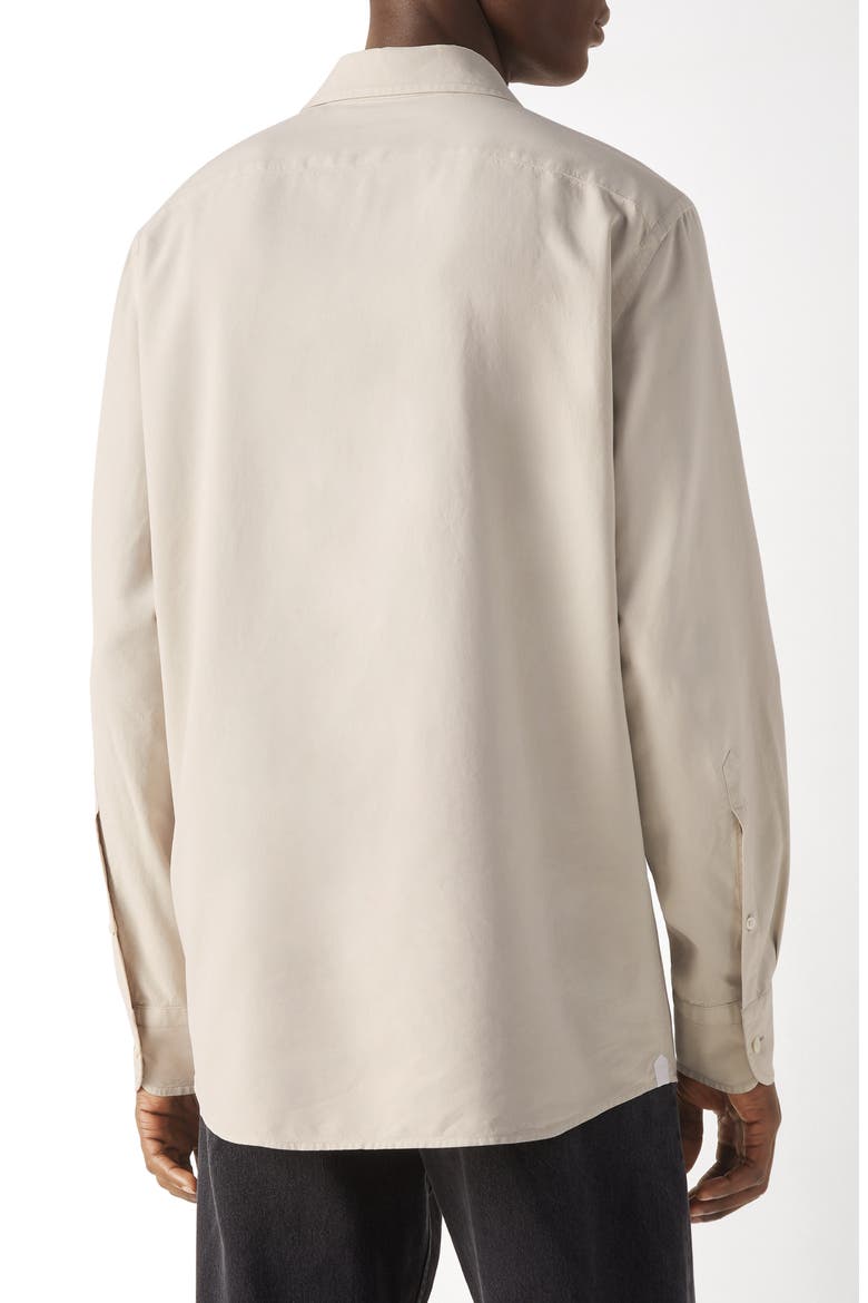 Silk Shirt, Alternate, color, IVORY