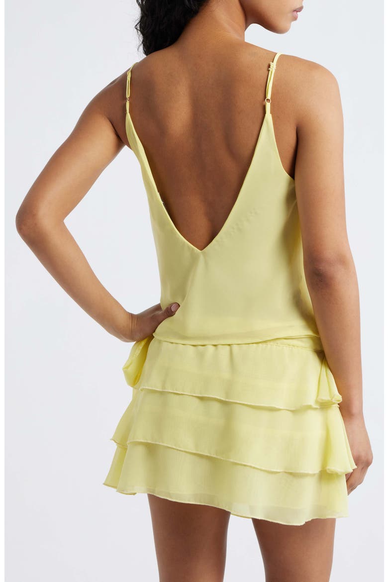 Sila Deep V-Neck Camisole, Alternate, color, YELLOW