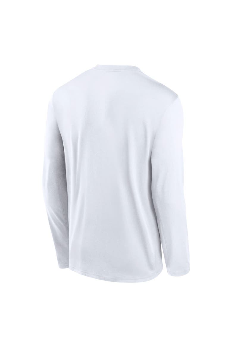 Men's Nike White Kentucky Wildcats 2025 Courtside Basketball Shootaround Legend Dri-FIT Long Sleeve T-Shirt, Alternate, color, White
