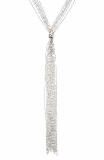 Nordstrom Multistrand Bead Chain Y-Necklace