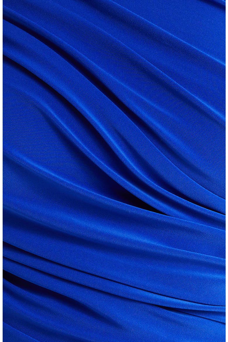 Diana One-Shoulder Bikini Top, Alternate, color, ELECTRIC BLUE