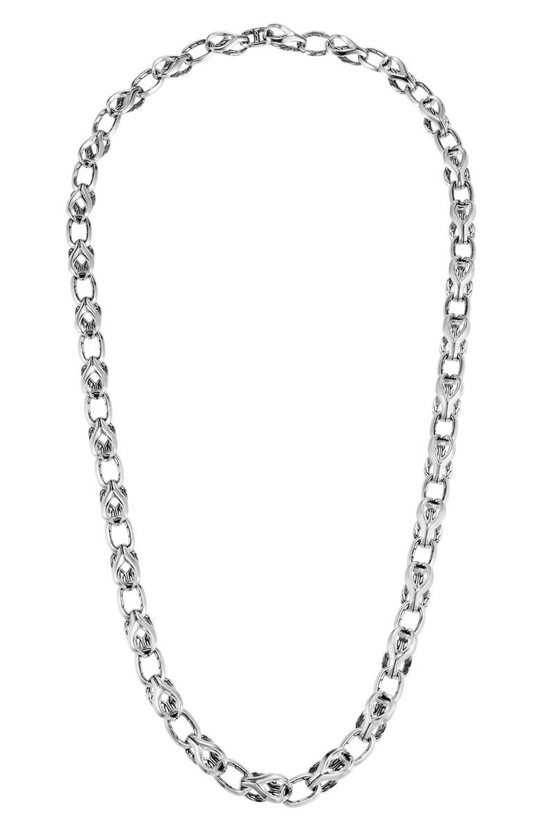 John Hardy Asli Sterling Silver Chain Link Necklace, Alternate, color, 