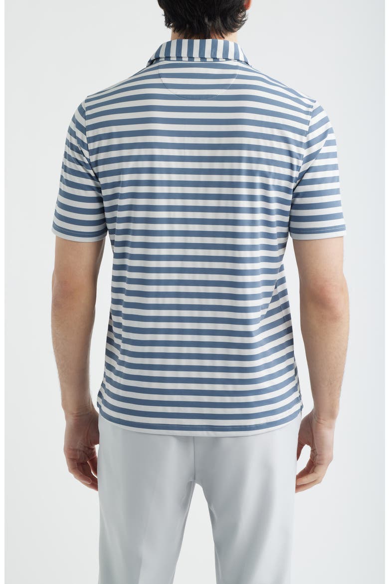 Prep Stripe Polo, Alternate, color, INDIGO