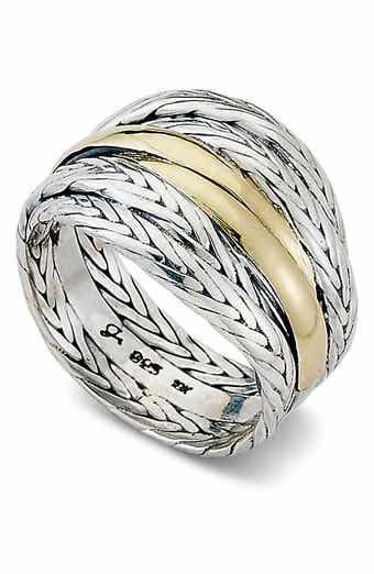 Two-Tone Wheat Chain Ring