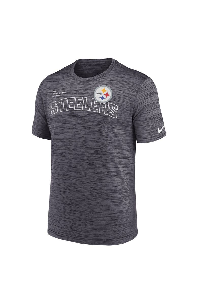 Nike Men's Nike Black Pittsburgh Steelers Velocity Arch Performance T-Shirt, Alternate, color, Black