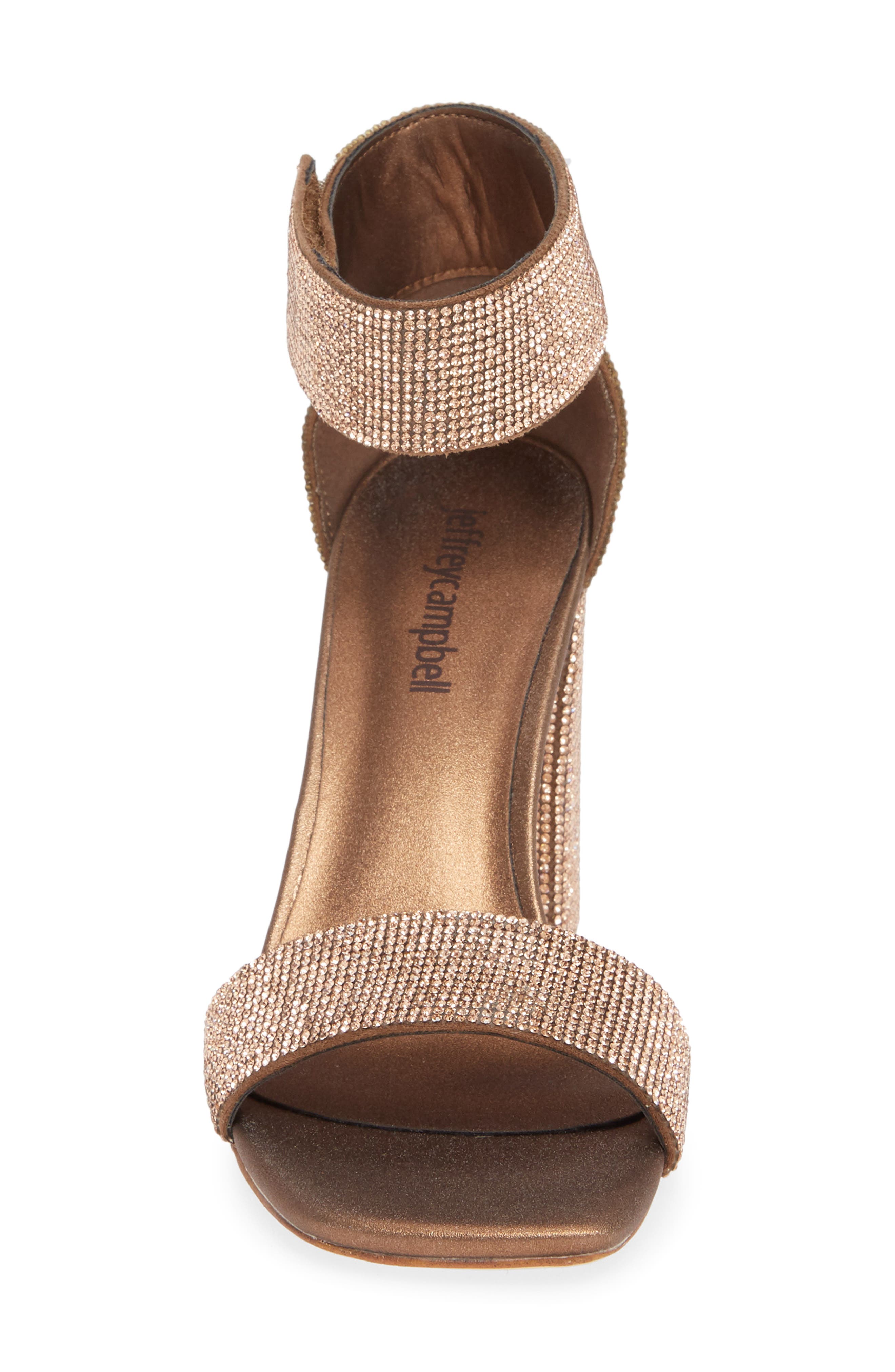 Jeffrey Campbell Lorena Embellished Ankle Strap Sandal, Alternate, color, 