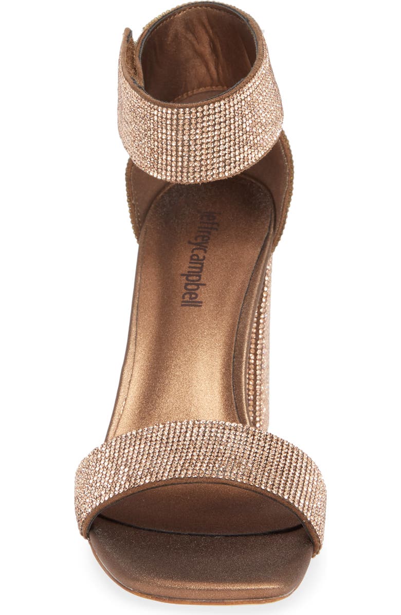 Jeffrey Campbell Lorena Embellished Ankle Strap Sandal, Alternate, color,