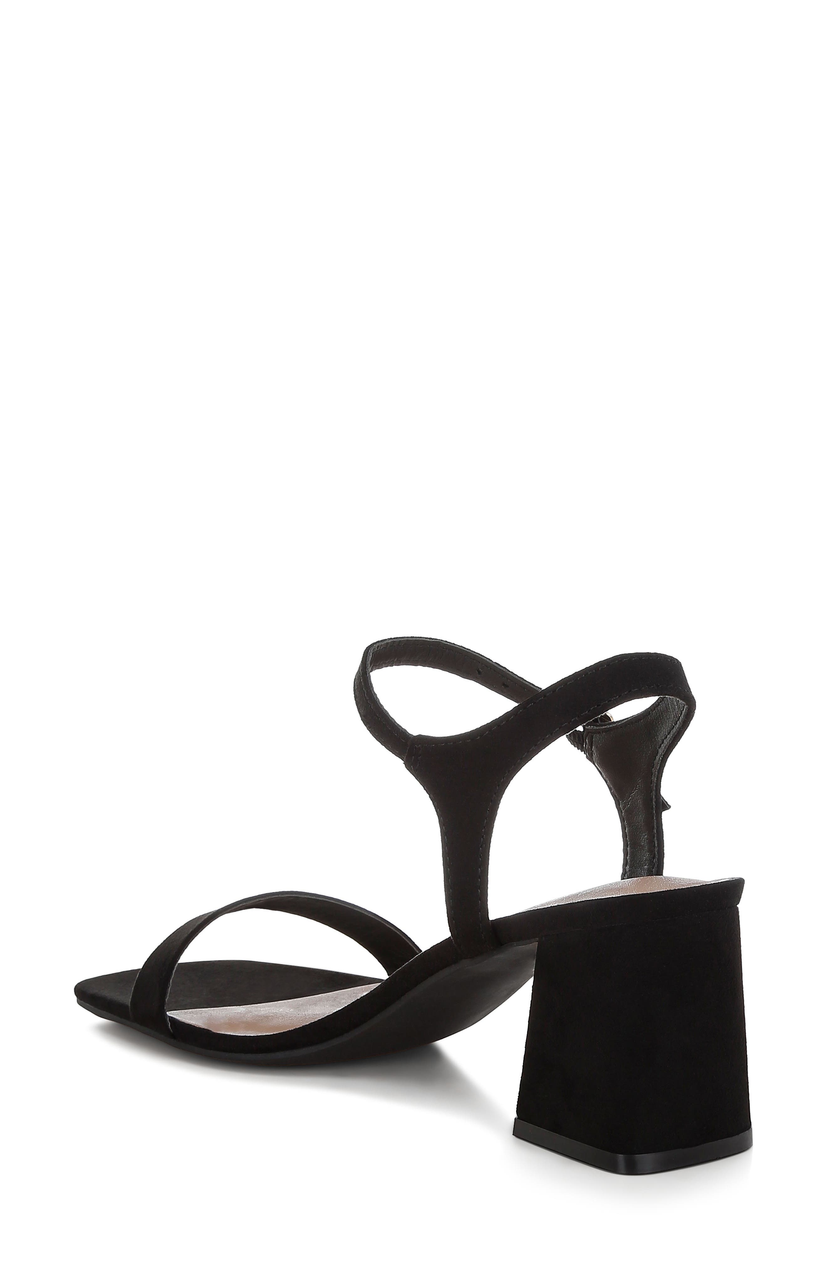 LONDON RAG Akiya Block Heel Sandal, Alternate, color, Black