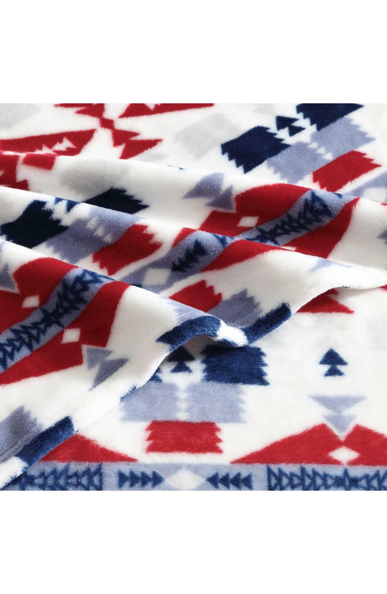 Wrangler Nolan Soft Plush Fleece Throw, Alternate, color, Blue