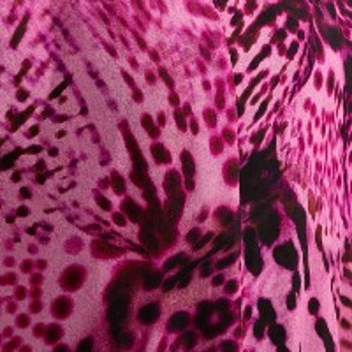 Live Unlimited Animal Print Kaftan Dress In Purple